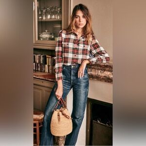 NWOT Sezane Camelia shirt